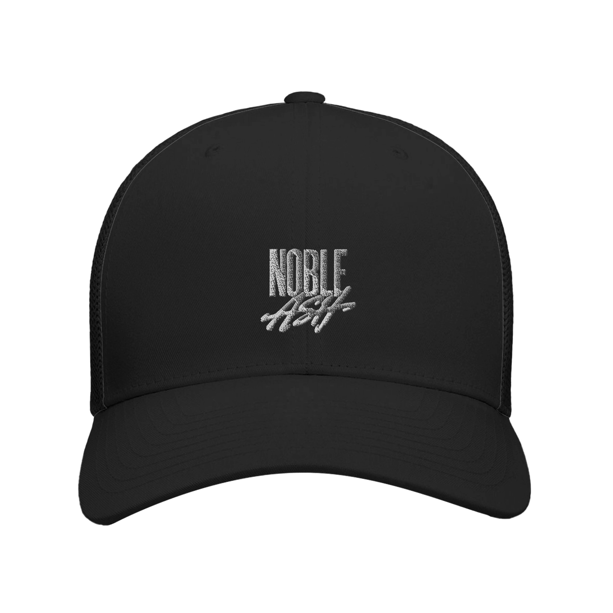 Schwarze Noble Ash Cap mit gesticktem Logo